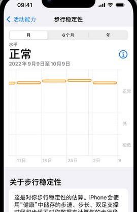 仪征iPhone手机维修如何在iPhone开启'步行稳定性通知'