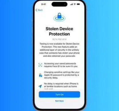 仪征苹果授权维修店分享被盗设备保护功能开启方法