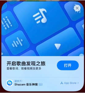 仪征苹果14维修站分享iPhone14音乐识别功能使用方法 