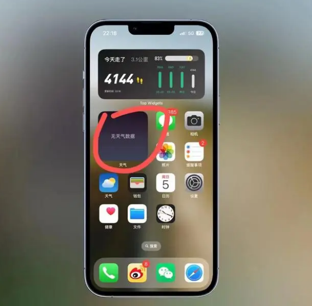 仪征苹果手机维修分享:iOS16主屏幕天气小组件无法正常工作怎么办？ 