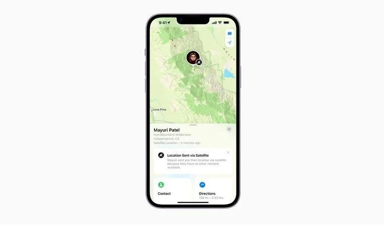 仪征苹果14维修分享iPhone14系列中 FindMy功能通过卫星分享位置方法教程 