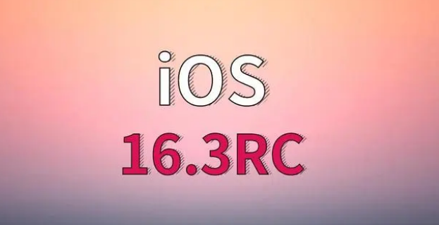仪征苹果手机维修分享iOS 16.3 RC版升级_iOS 16.3 RC版一键刷机教程 